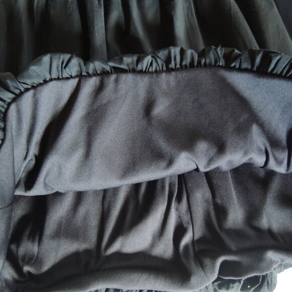 Sincerely Jules Black Smocked Strapless Bubble Mini Dress XL - Picture 6 of 8